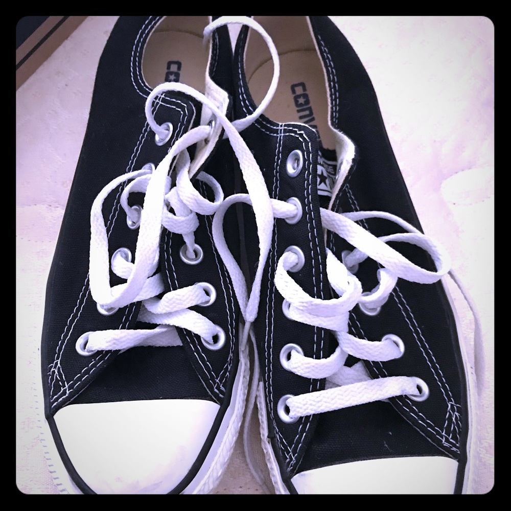 Black and White Converse